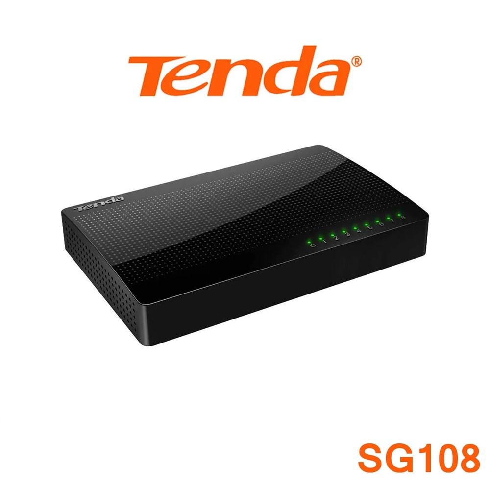 Tenda Sg108 8 Portlu 10/100/1000 Gigabit Switch