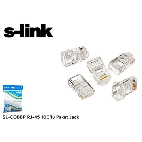 S-Link RJ45 SL-COB8P (100 lük Paket)