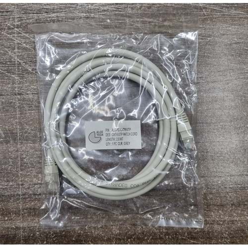 Ethernet Kablo Cat6 Patch 24 Awg 10/100/1000 2 Metre