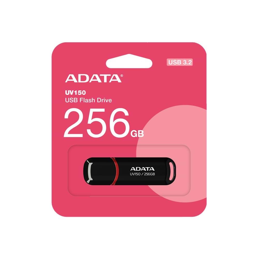 ADATA UV150-256GB USB3.2 Gen1 Black Flash Bellek