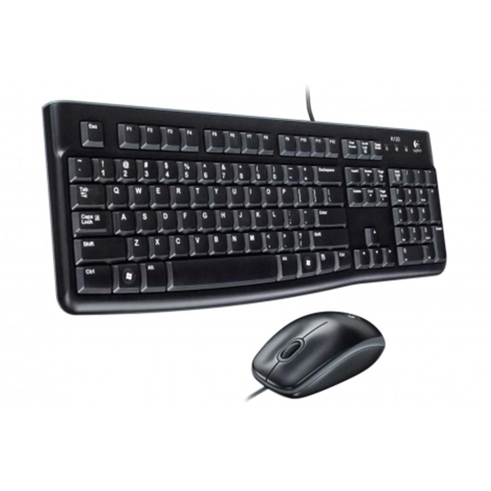 Logitech 920-002560 MK120 Q Usb Standart Kablolu Klavye Mouse Set 