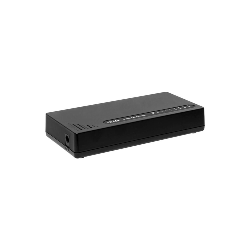 CNet CSH-800Z 8 Port Fast Ethernet Switch Metal Kasa 12-24 Volt
