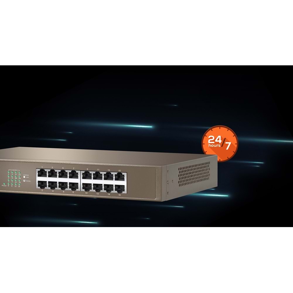 Tenda TEG1016D 16 Portlu Gigabit Ethernet Switch