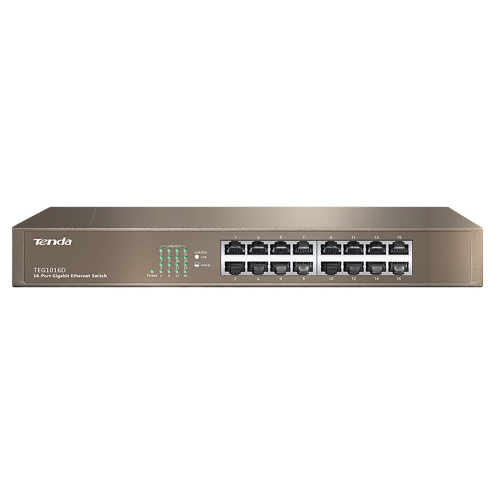 Tenda TEG1016D 16 Portlu Gigabit Ethernet Switch