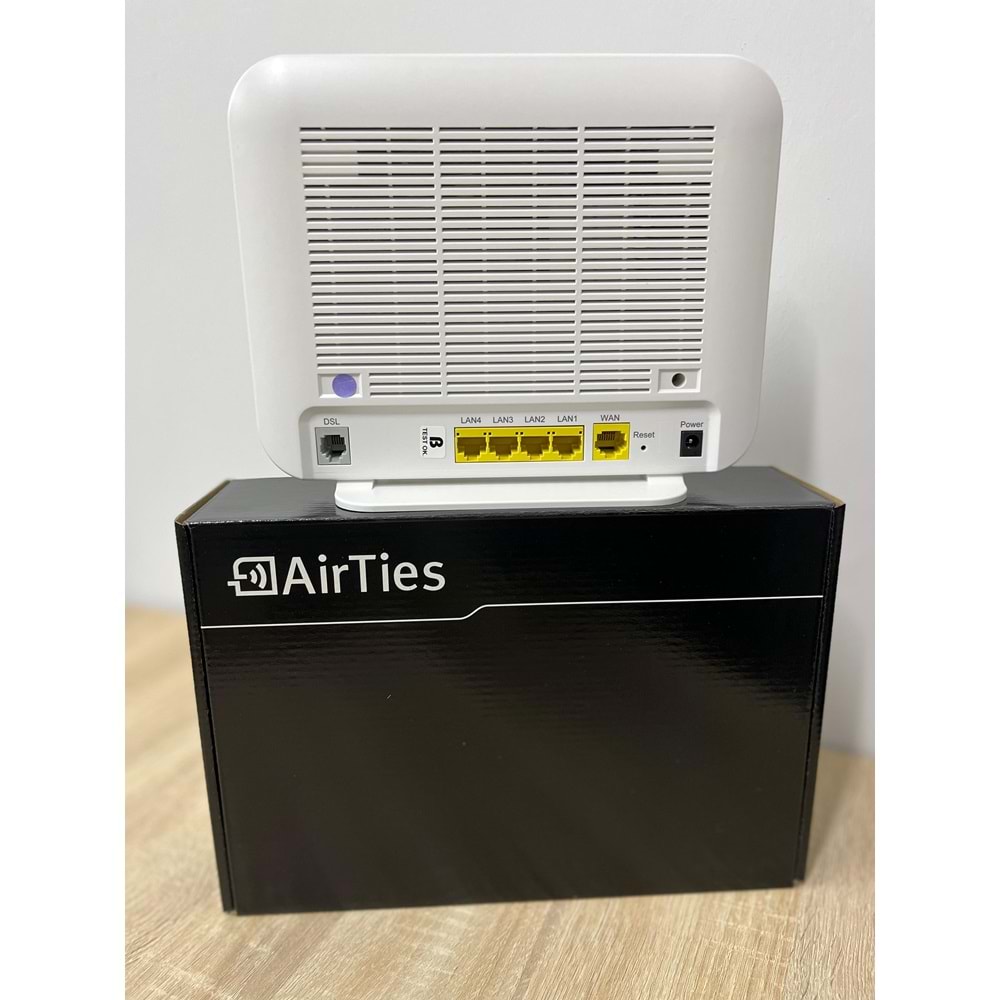 TTNet Airties 5650 BK TT Vers.2 VDSL2 Modem/Router (Kutulu-Yenilenmiş)