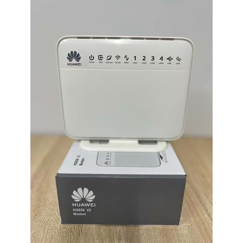 Huawei HG 658 V2 Vdsl 300 Mbps Kablosuz Vdsl2/Adsl2 Modem (Yenilenmiş Kutulu)