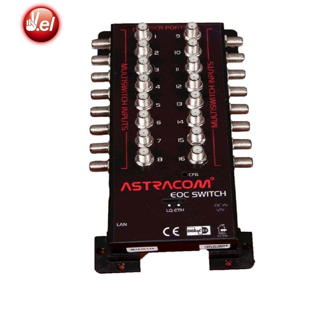 Astracom Eoc Rf Switch 16 Port 100 Mbps Megabit (2.El)