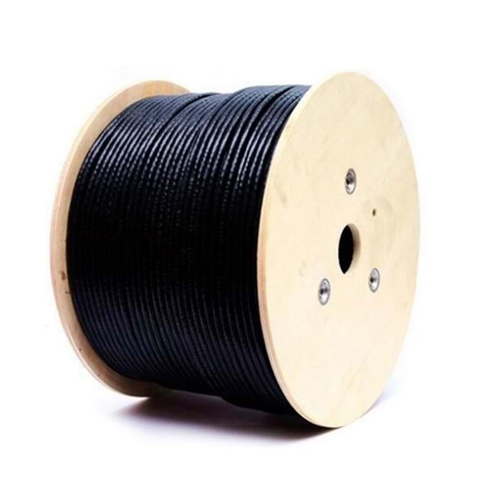 Shenka Siyah Pe Cca 4X2X24 24 Awg Lan Cat6 F/Utp 250Mt. Outdoor