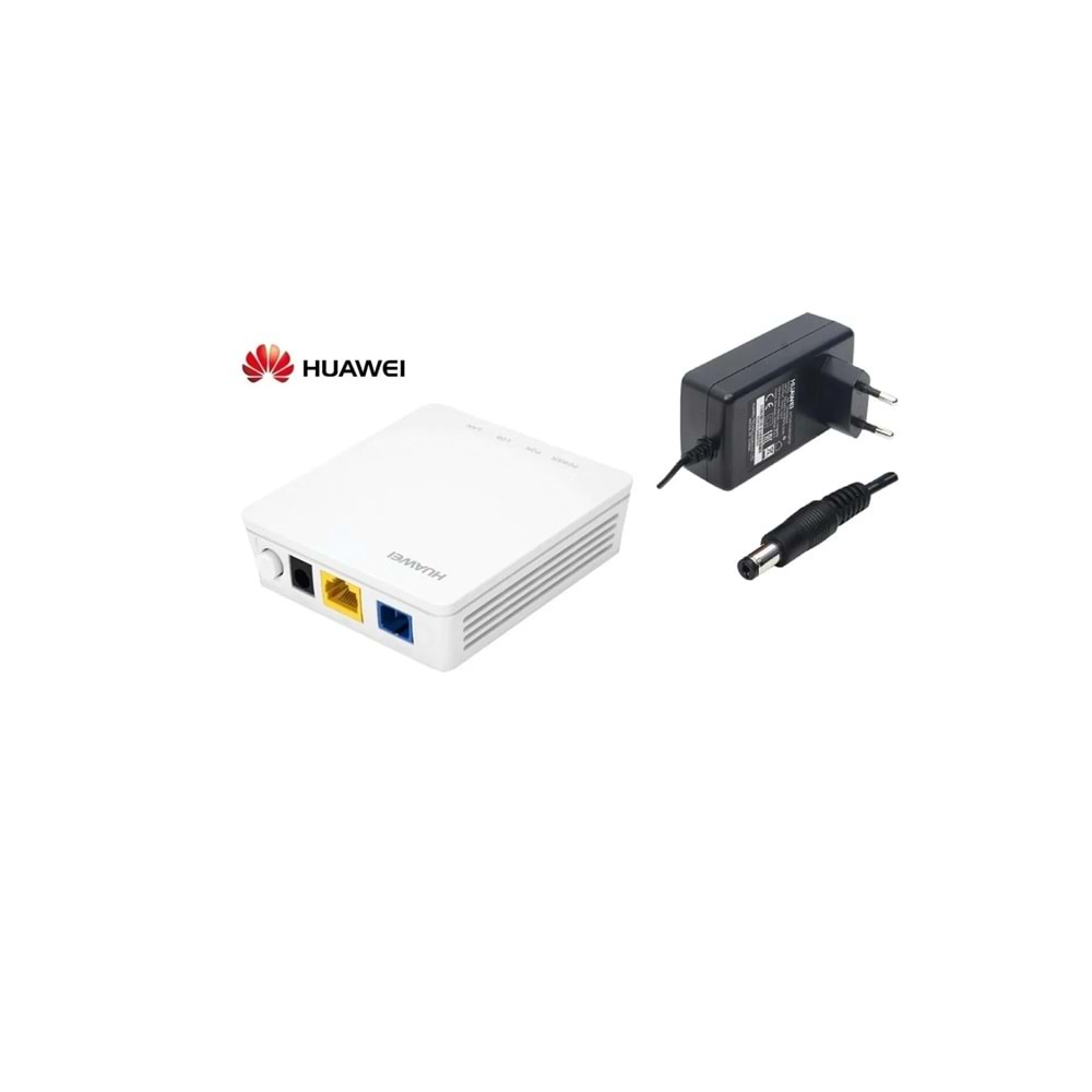 Fiber Optik Huawei HG8010 H V6 ONT Optik Terminal 1GE Port 12V Adaptörlü 2.El