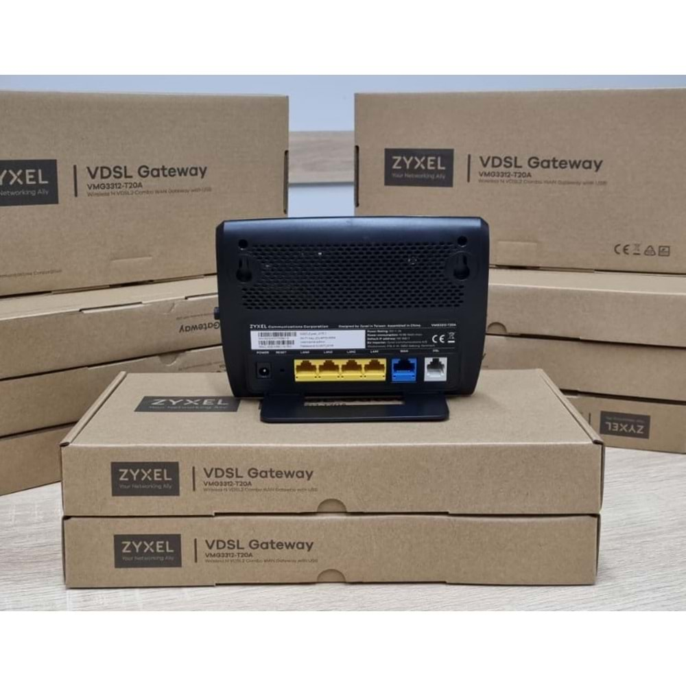 Zyxel Vmg 3312-T20A Wan Ver.300 Mbps Vdsl2 Modem/Router