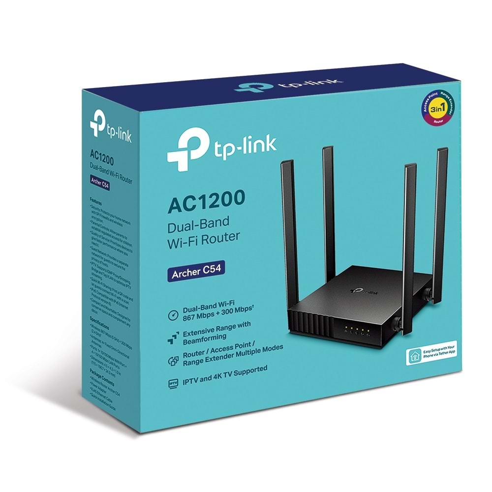 TP-Link Archer C54 4 Port 1200 Mbps Router