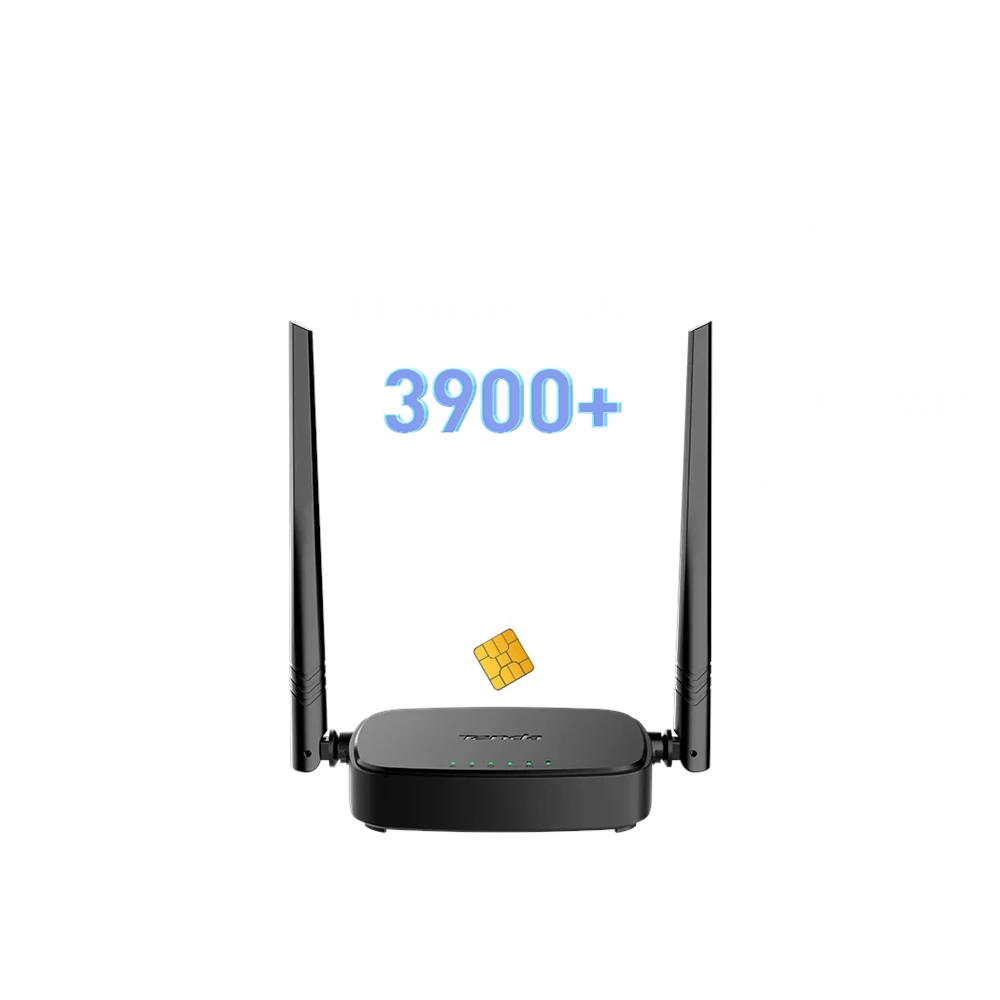 Tenda 4G03 PRO Siyah Antenli 300 Mbps 2.4 Ghz Wi-Fi 4.5G Sim Kartlı+LTE Router Unlocked