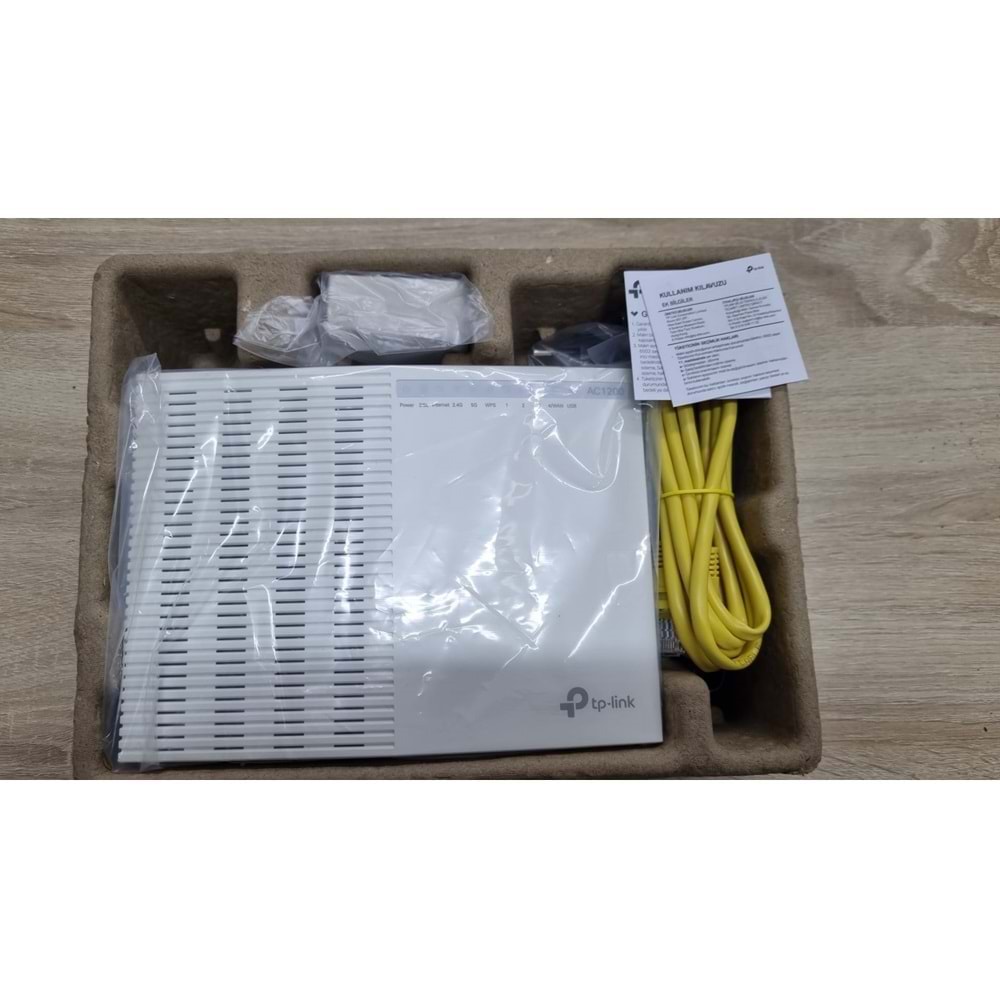 Aginet TP-Link VC220-G3U KN-S 5Ghz AC 1200 Wirelles Dual Fiber-Vdsl2 Modem (Beyaz)