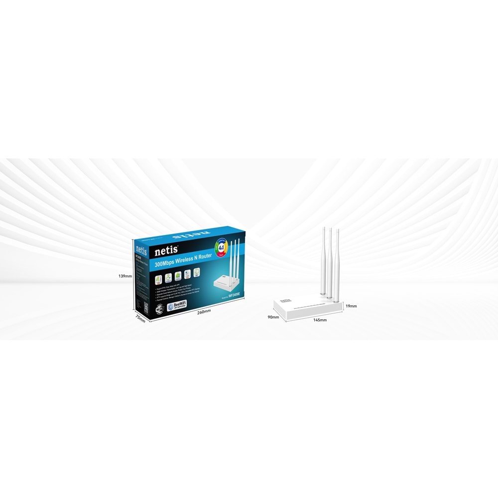 Netis Wfb 2409E Wirelless Router 300 Mbps
