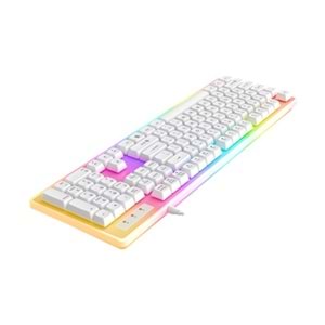 North Paladin Mekanik Hisli Türkçe RGB Beyaz Premium Gaming Klavye