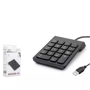 Hadron Hdx2503 Kablolu Numerik Klavye Siyah