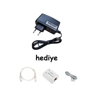 Türk Telekom VDSL2/Modem Roter Adaptörü 12 V 1.5 A Kalın Uçlu+Hediye