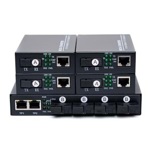 Fiber Optik 4 Port 1000 Mbit Fiber Switch (A)