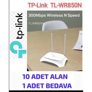 1 Koli 10+1 TP-Link TL-WR850N 300 Mbps Kablosuz N Hızı Router