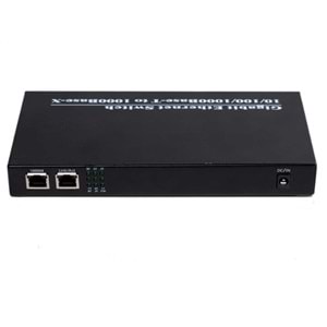 Fiber Optik 8 Port+2 Port RJ45 1000 Mbit Fiber Switch (B)