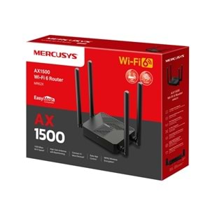 Mercusys MR62X AX1500 Çift Bantlı WiFi 6 Çift Bant Gigabit LAN Router