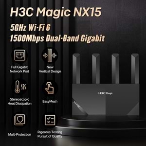 H3C Magic NX15 1500Mbps Dual-Band Gigabit Wi-Fi 6 Router