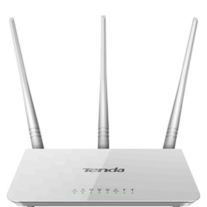 1 Koli 20 Adet+2 Adet Bedava Tenda F3 3x5 dBi 300Mbps 4Port WPS Router