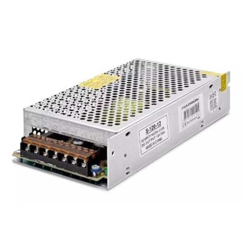 HADRON HD8203 METAL ADAPTÖR 12V 10A 20-10-4CM GÜMÜŞ