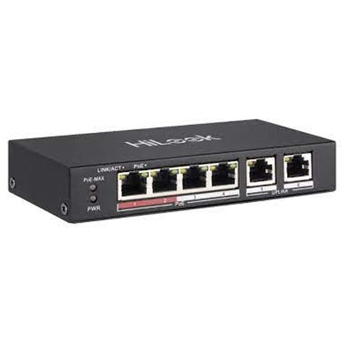 Hilook NS-0106MP-35 4 Port PoE, 35W, +2 Port Megabit Uplink Switch