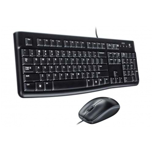 Logitech 920-002560 MK120 Q Usb Standart Kablolu Klavye Mouse Set 