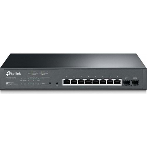 Omada Tp-Link SG2210P 8 Port Poe+ 10-100-1000 Mbps 2 SFP Yönetilebilir Switch 