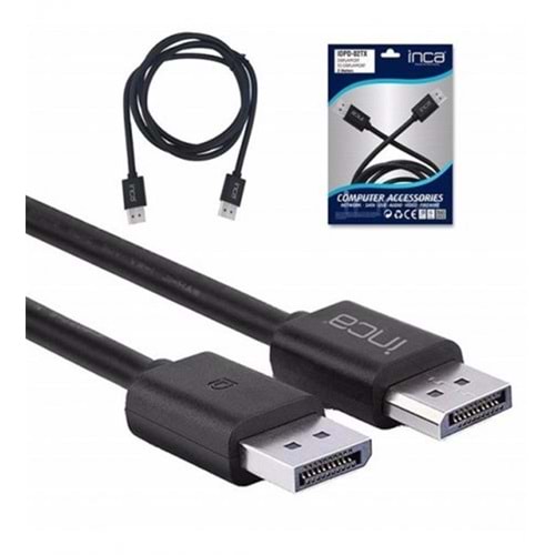Inca Idpd-02tx 2mt Displayport to Displayport 4k Kablo