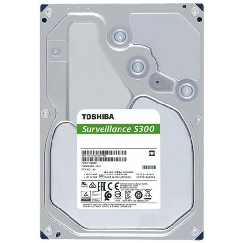 Toshiba 6TB HDWT860UZSVA 3.5 S300 5400RPM 256MB SATA3 Güvenlik 7-24 Harddisk