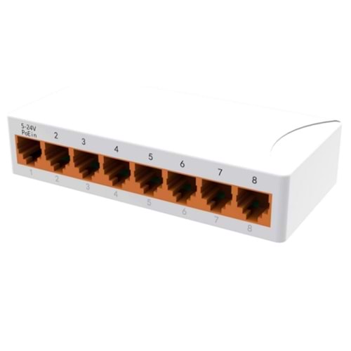 Smart Partner -FF-B8A 8 Port 10/100/1000 Gigabit Switch