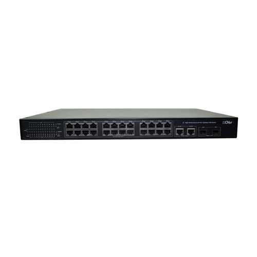 CNET CSH 2422GSP 24 PORT 10/100 POE+2xGE+ 2xSFP POE SWİCH 300W