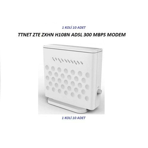 1 Koli 10+1 Adet Kampanyalı ZXHN H108N 300 Mbps Adsl Modem