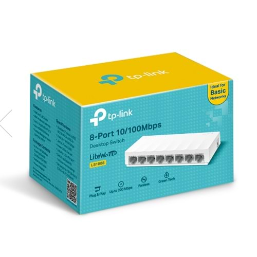 TP-Link LS 1008 8 Port 10/100 Desktop Switch