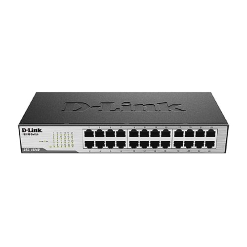 D-Link DES-1024D 24-Port 10/100 Mbps Unmanaged Switch