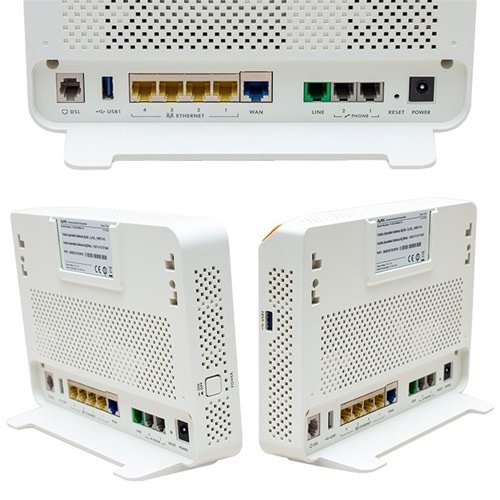 1 Koli 10+1 Zyxel P28124 Port 300 Mbps Wireless N Vdsl2/Modem Router (Kutusuz 2.EL)