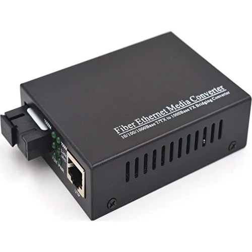 Fiber Optik Ethernet Medya Dönüştürücü Gigabit (1 Adet )