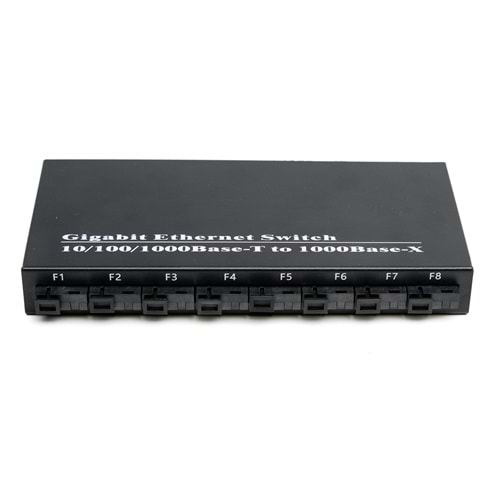 Fiber Optik 8 Port 1000 Mbit Fiber Switch (A)