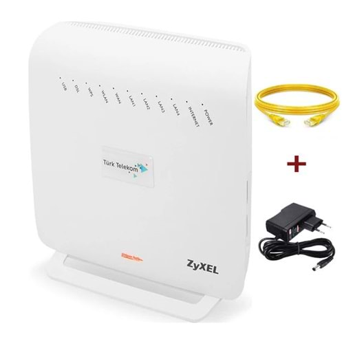 TTelekom Zyxel 3312 B10B Beyaz 4 Port TT Ver.Vdsl2 Modem (Kutulu-Yenilenmiş)