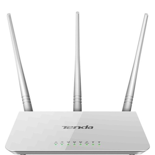 1 Koli 20 Adet+2 Adet Bedava Tenda F3 3x5 dBi 300Mbps 4Port WPS Router