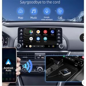 Ottocast OT-A2Air A2 Air Wireless Android Auto Kablosuz Araç Interface Bluetooth, Wi-Fi