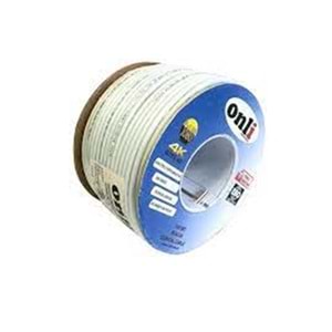Onli ON-8001 RG6-U6 80 Tel 1,02 CCS-AL 100 metre Anten Uydu Kablosu 