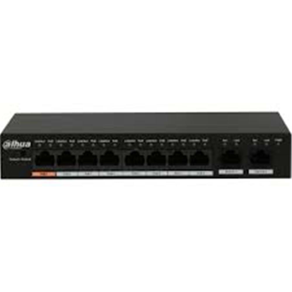 Dahua PFS3010-8ET-65 8 Port Poe 65W 2FE Uplink Switch 