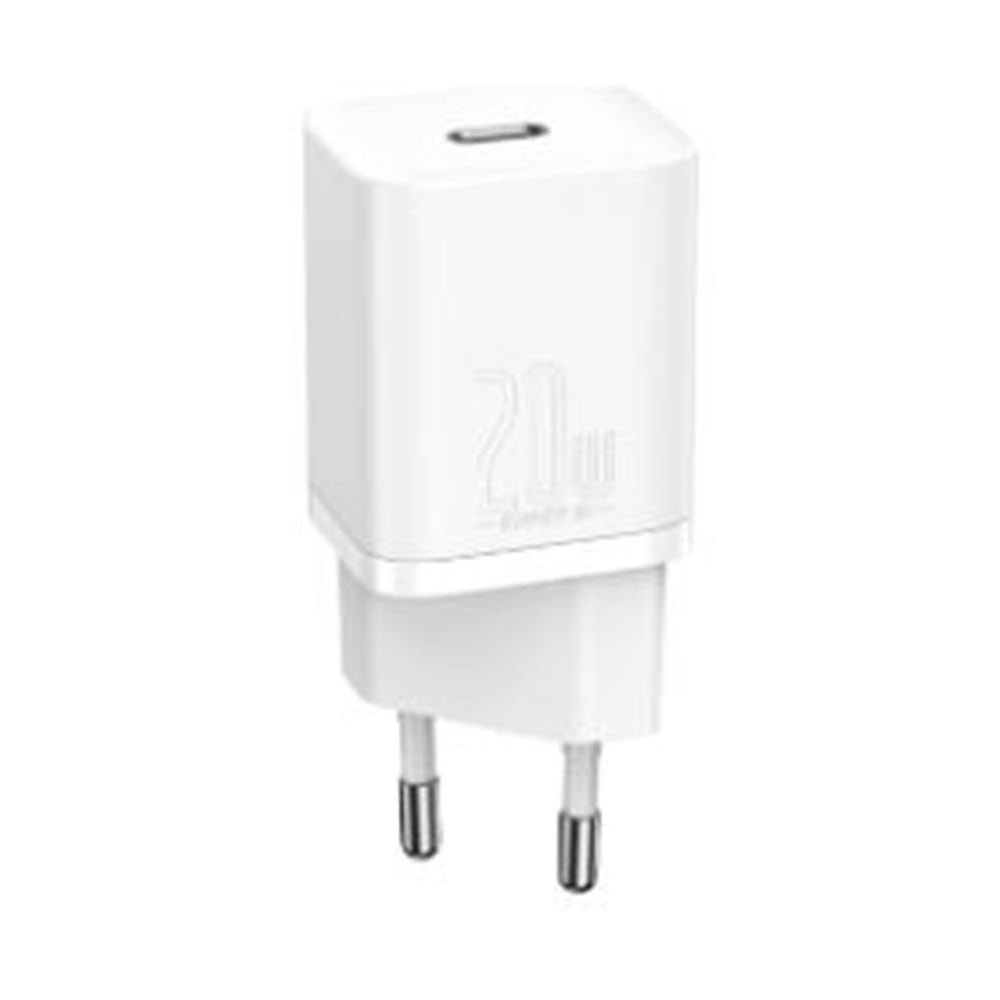 Baseus CCSUP-B02 Super Si QC Beyaz CCSUP-B02 20W Type-C Şarj Cihazı 
