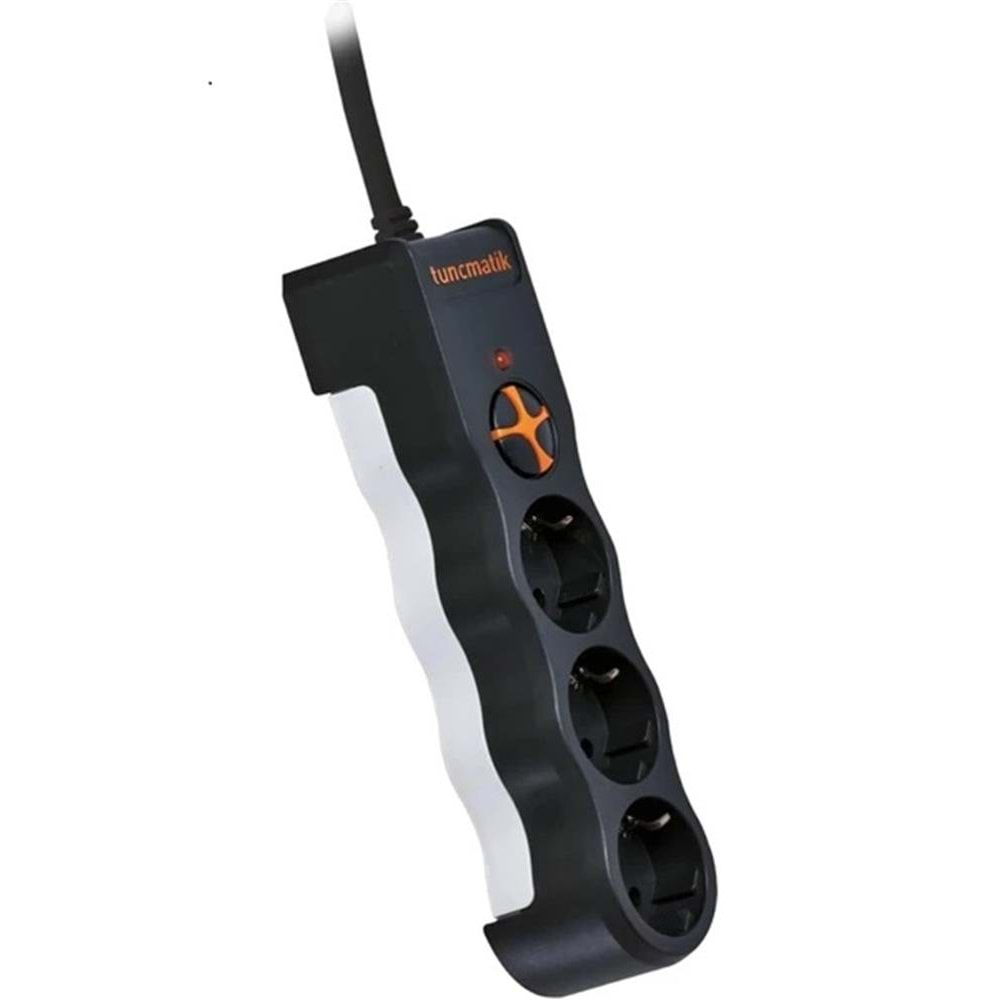 Tunçmatik TSK19009 3li Enerji Koruma Powersurge Beyaz 1050 JOULE 