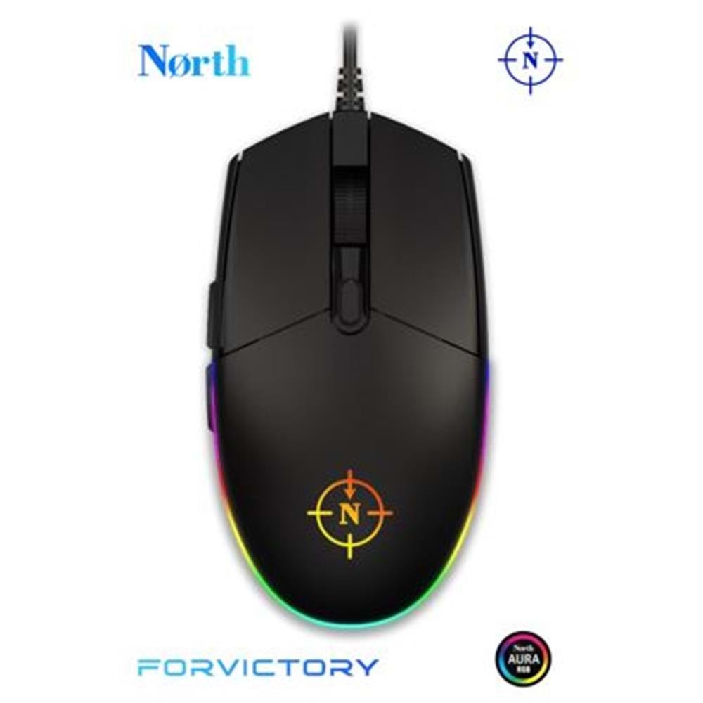 North Combat RGB Kablolu Oyuncu Mouse