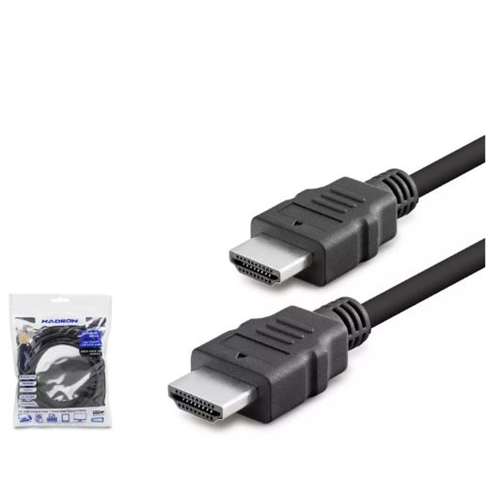 HADRON HDX2005 3M HDMI (M) TO HDMI (M) KABLO PVC SİYAH